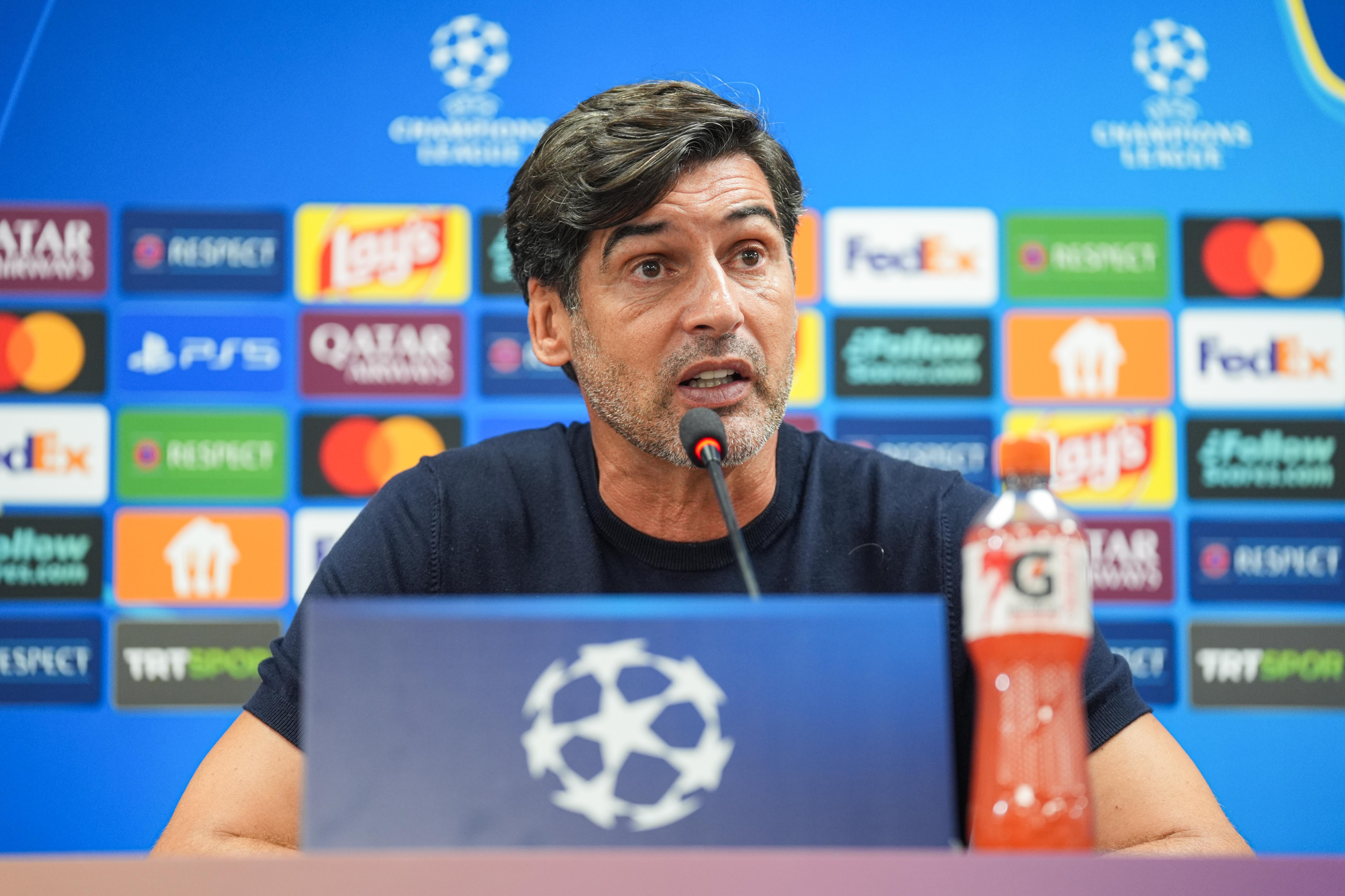 Paulo Fonseca, Fenerbahçe maçı için konuştu: Çok zor olacak