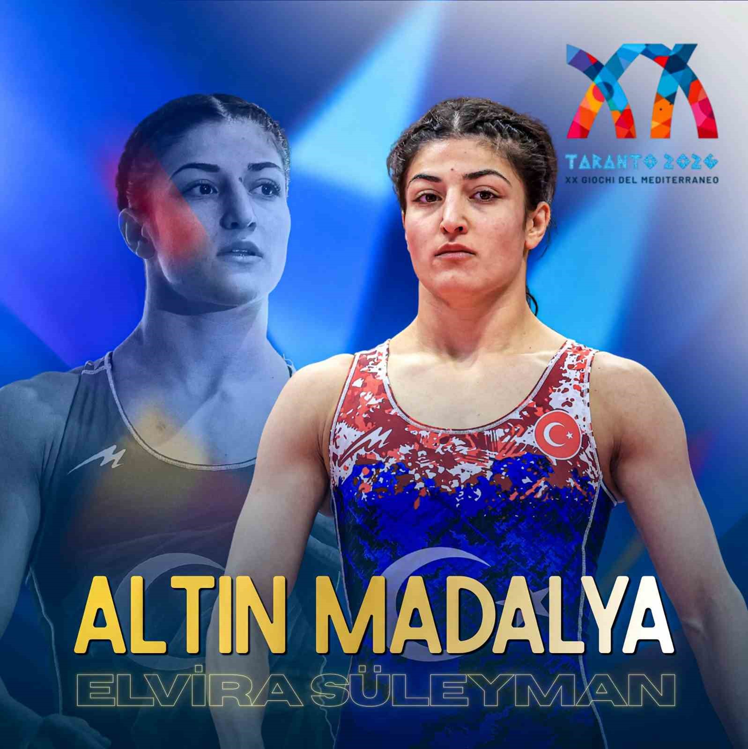 Elvira Süleyman Kamaloğlu'dan alın madalya