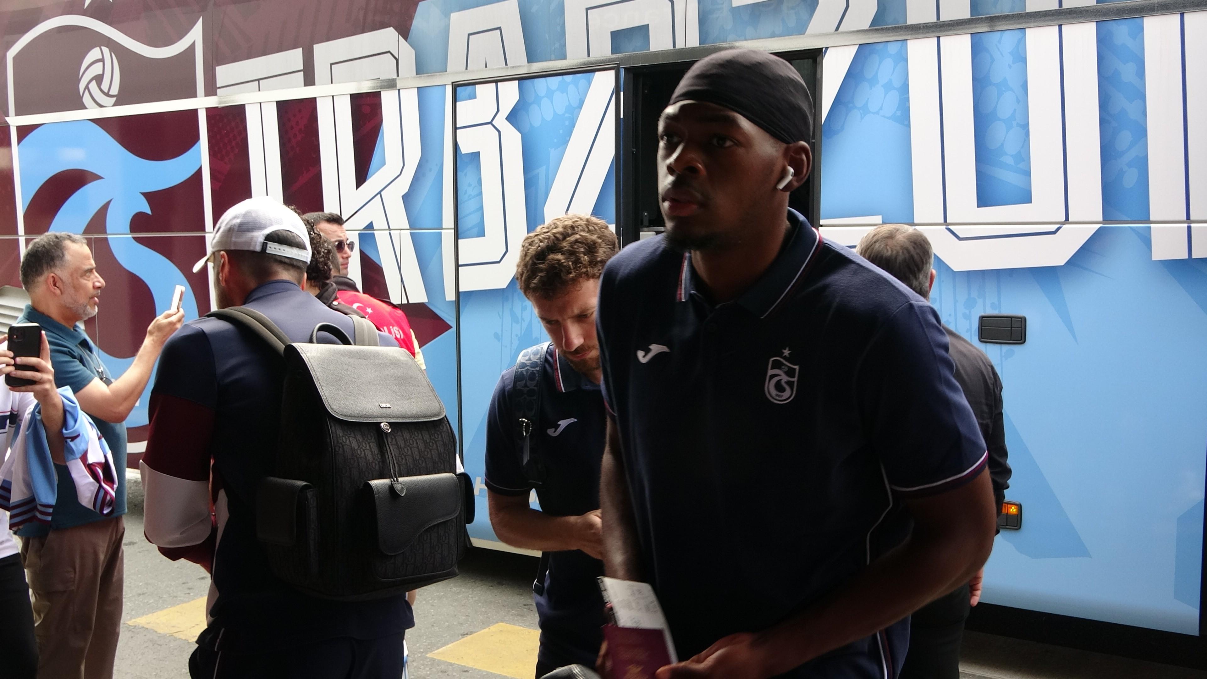 Trabzonspor kafilesi Macaristan'a gitti