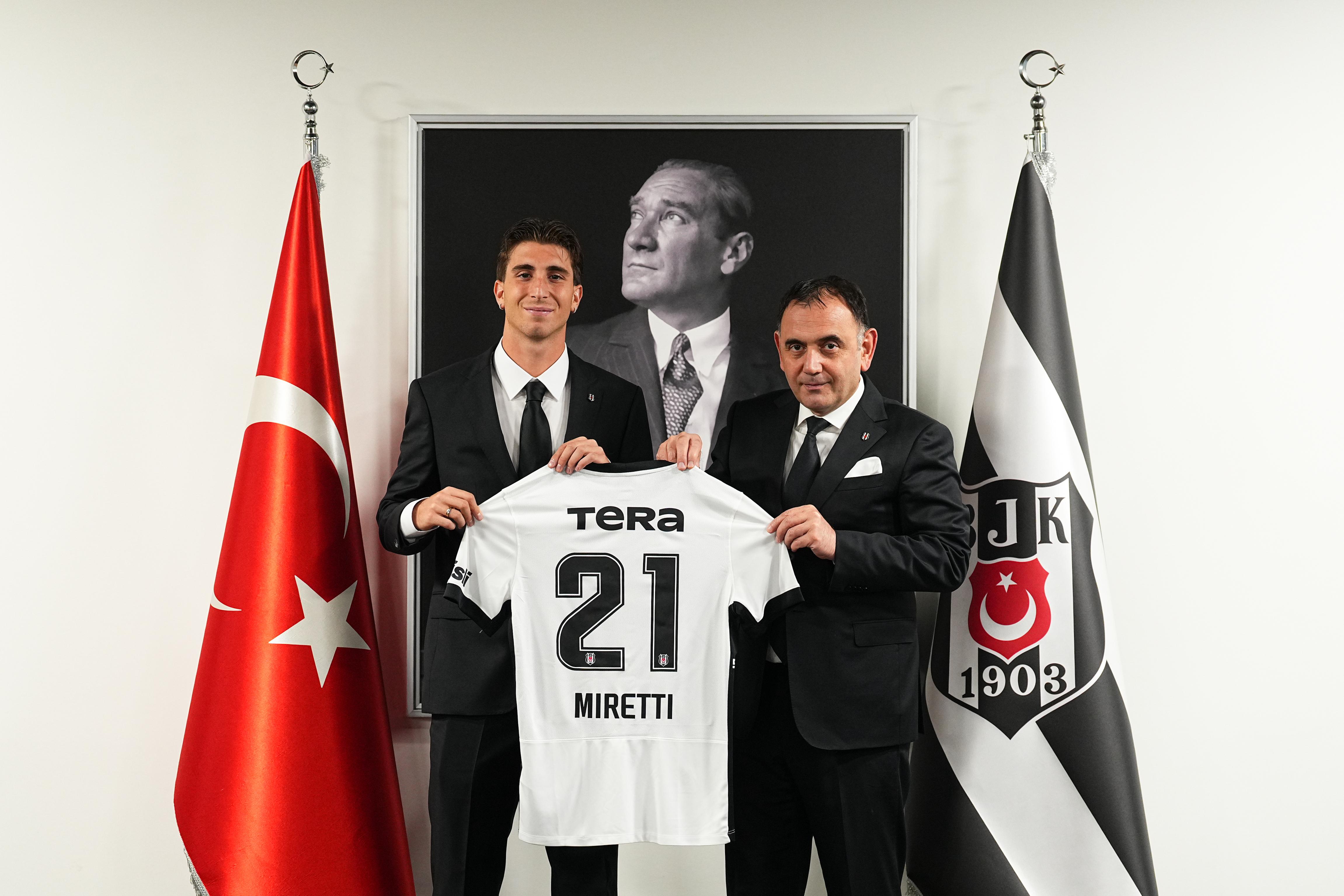 Beşiktaş transferi açıkladı! Miretti imzayı attı