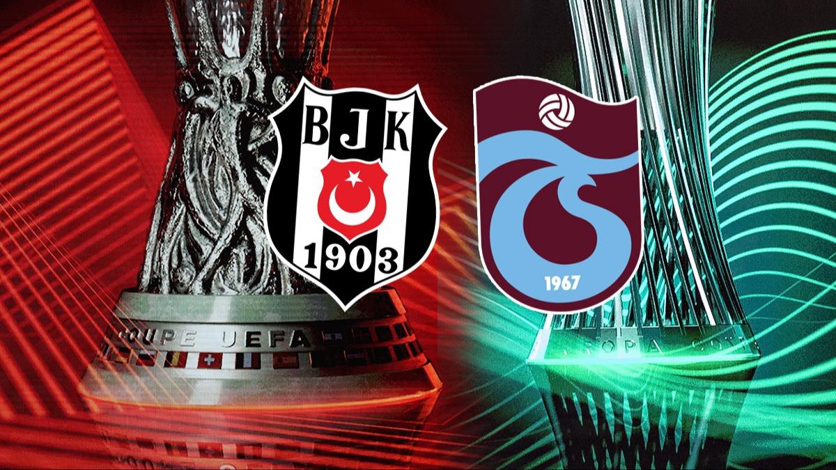 Beşiktaş ve Trabzonspor'un Rakipleri Belli Oldu!