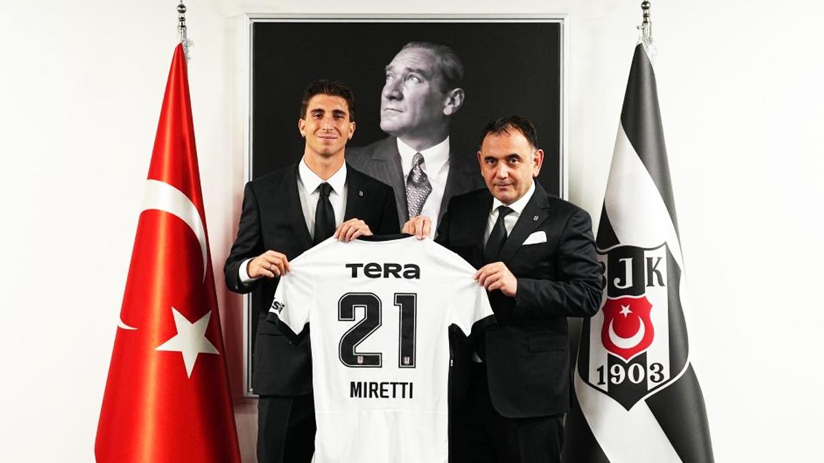 Fabio Miretti, Beşiktaş'ın 206. yabancı futbolcusu oldu