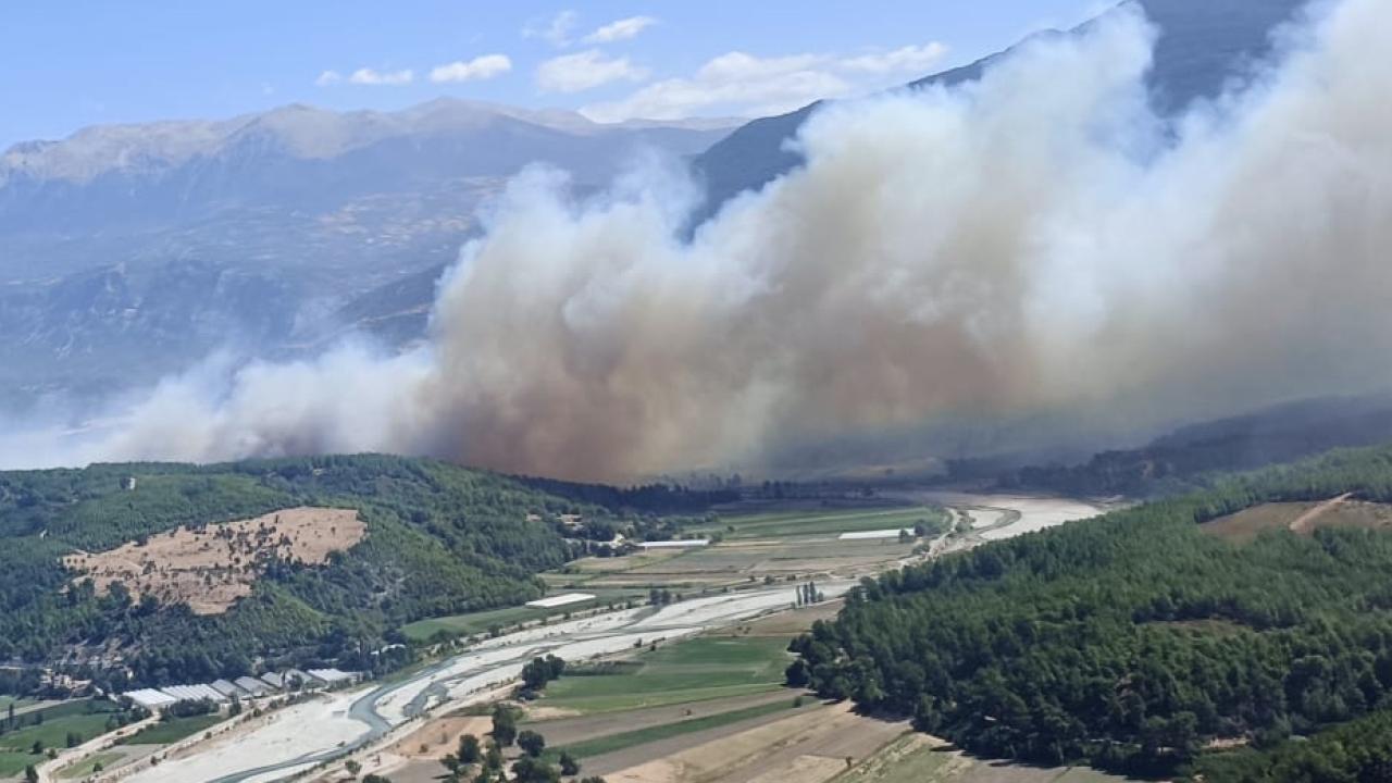 Antalya'da orman yangını: Ekipler müdahale ediyor