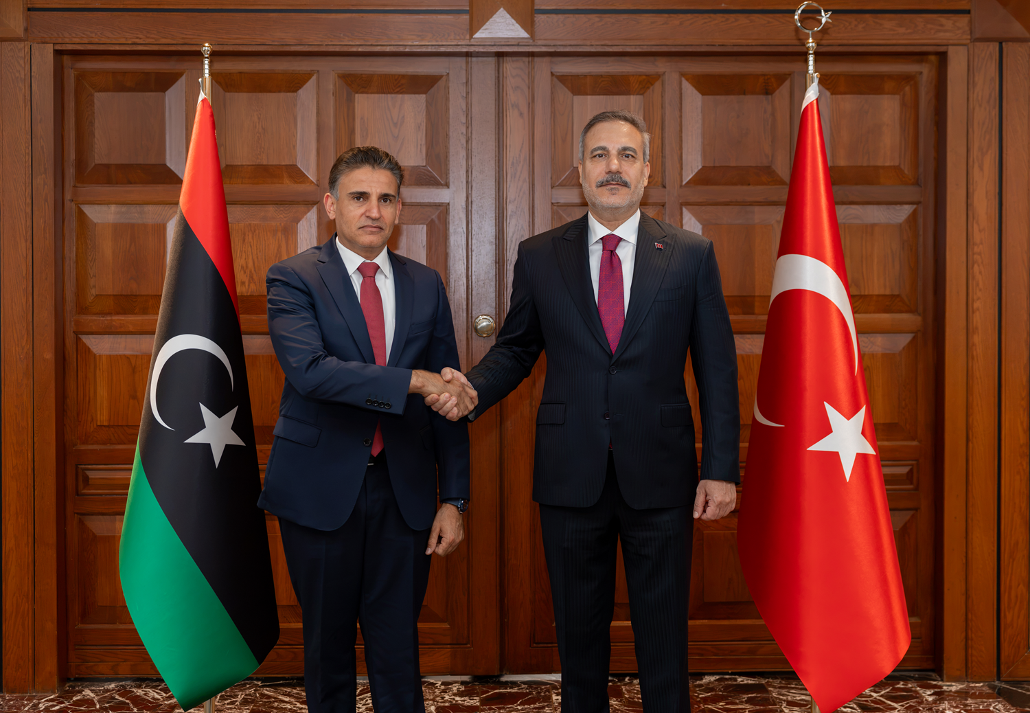 Bakan Fidan, Salahattin Nemruş ile bir araya geldi
