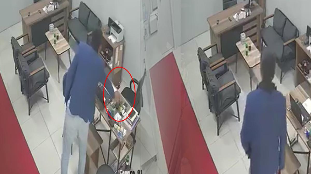 Müşteri gibi girdi! Masadaki telefonu saniyeler içinde çaldı