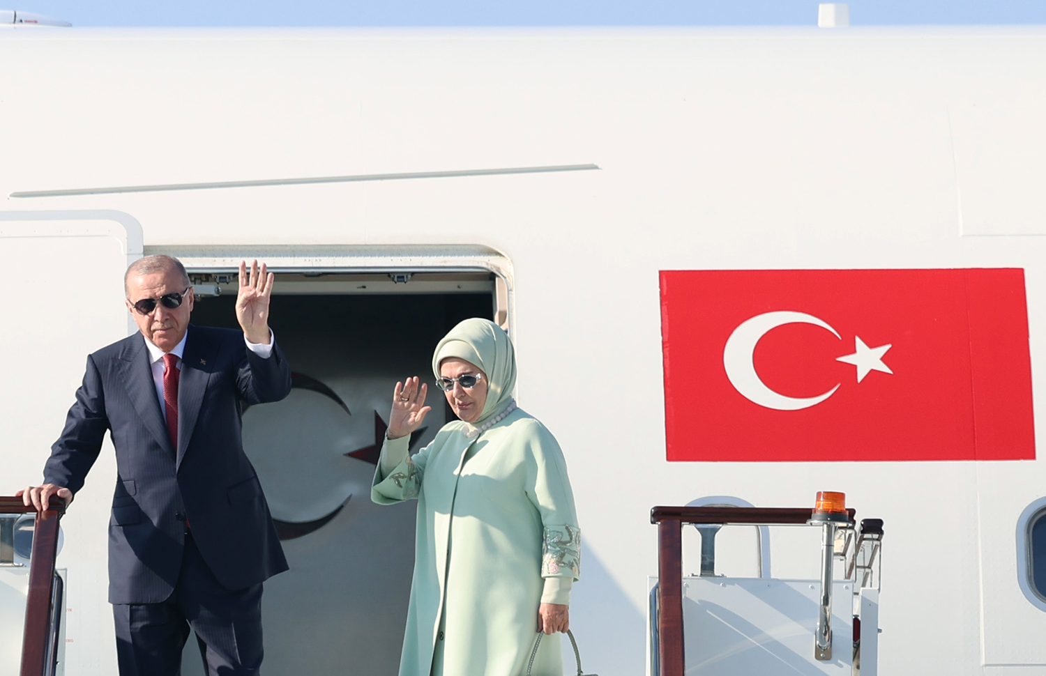 Cumhurbaşkanı Erdoğan Kırgızistan'a gitti