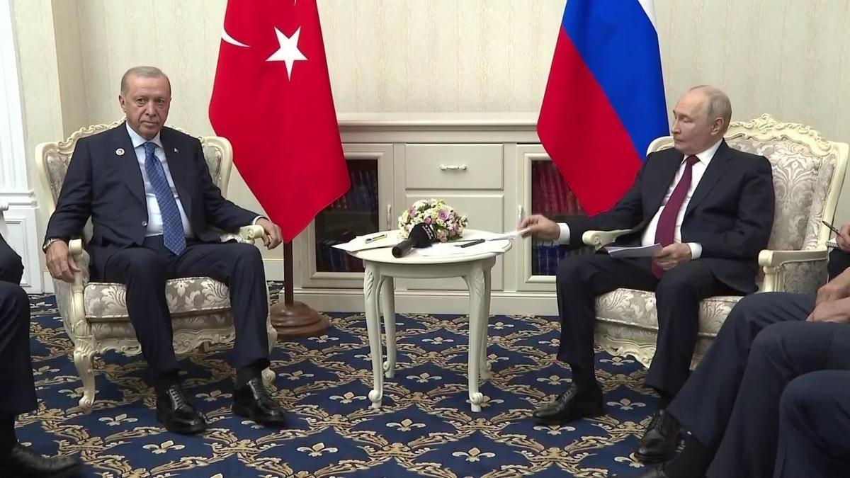 Bişkek'te Erdoğan-Putin zirvesi: Akkuyu Santrali'nin açılışını bekliyoruz
