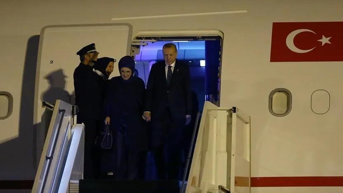 Cumhurbaşkanı Erdoğan, Şanghay İşbirliği Örgütü temaslarının ardından yurda döndü