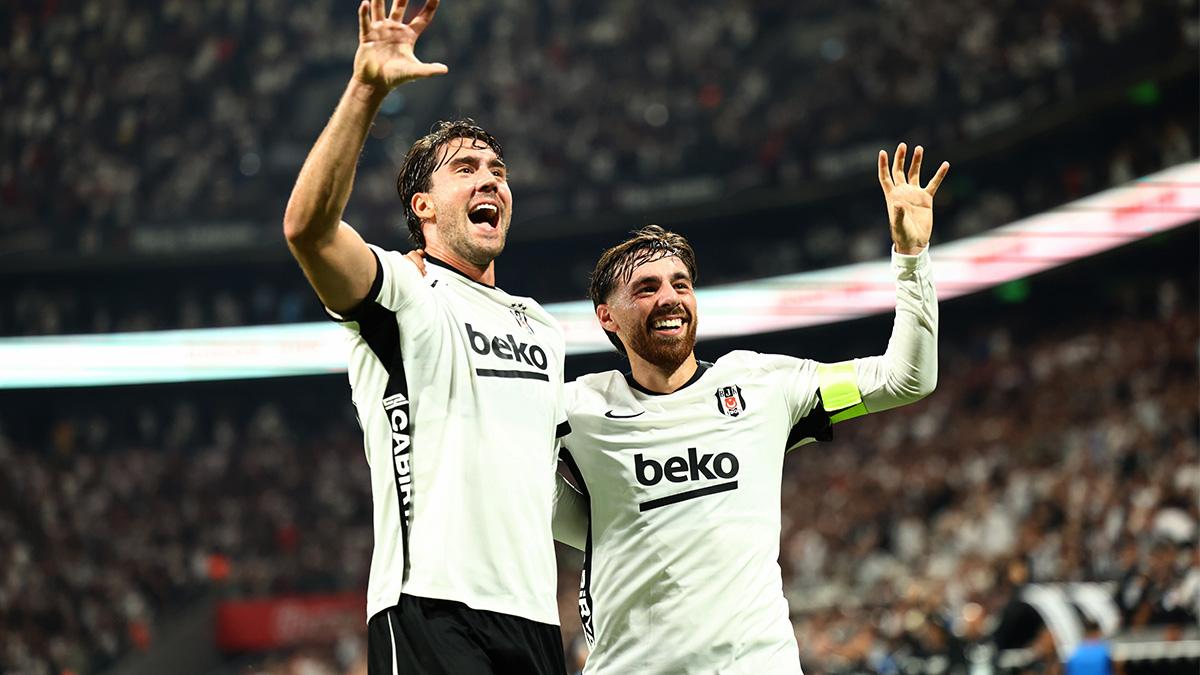 Dolmabahçe'de gol yağmuru! Dusan Vlahovic maça damga vurdu