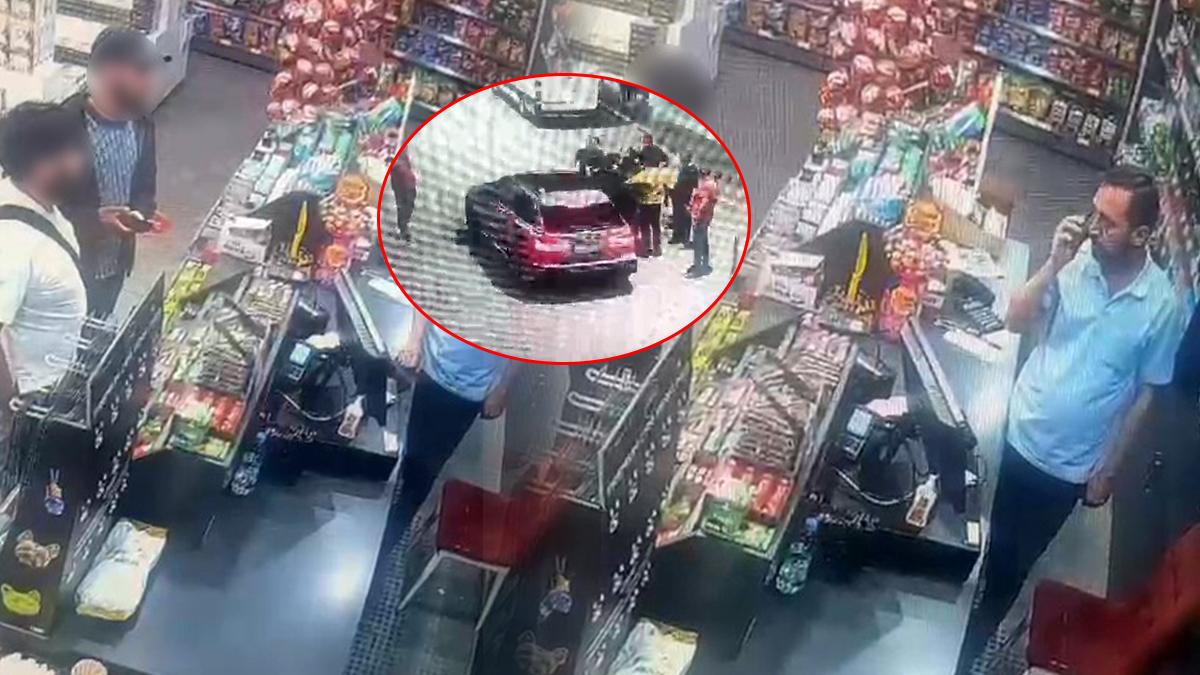 Edirne'de akaryakıt istasyonunda dehşet! Çalışanlara bıçak çekip üstlerine araç sürdü