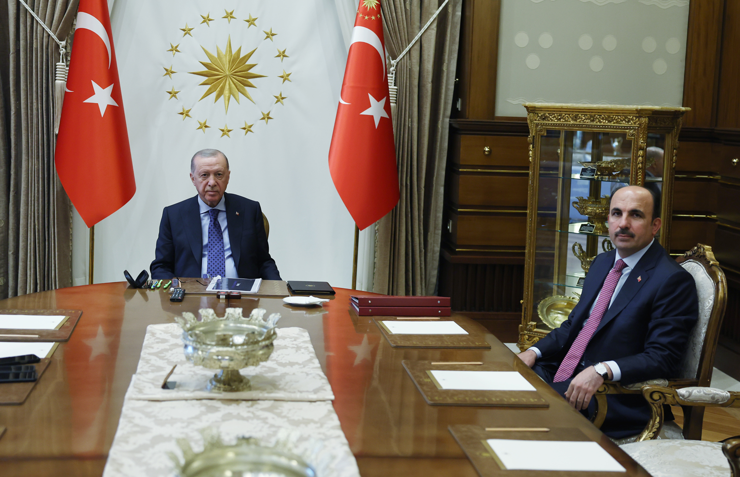 Cumhurbaşkanı Erdoğan, Dünya Belediyeler Birliği Başkanı ve Konya Büyükşehir Belediye Başkanı Altay'ı kabul etti
