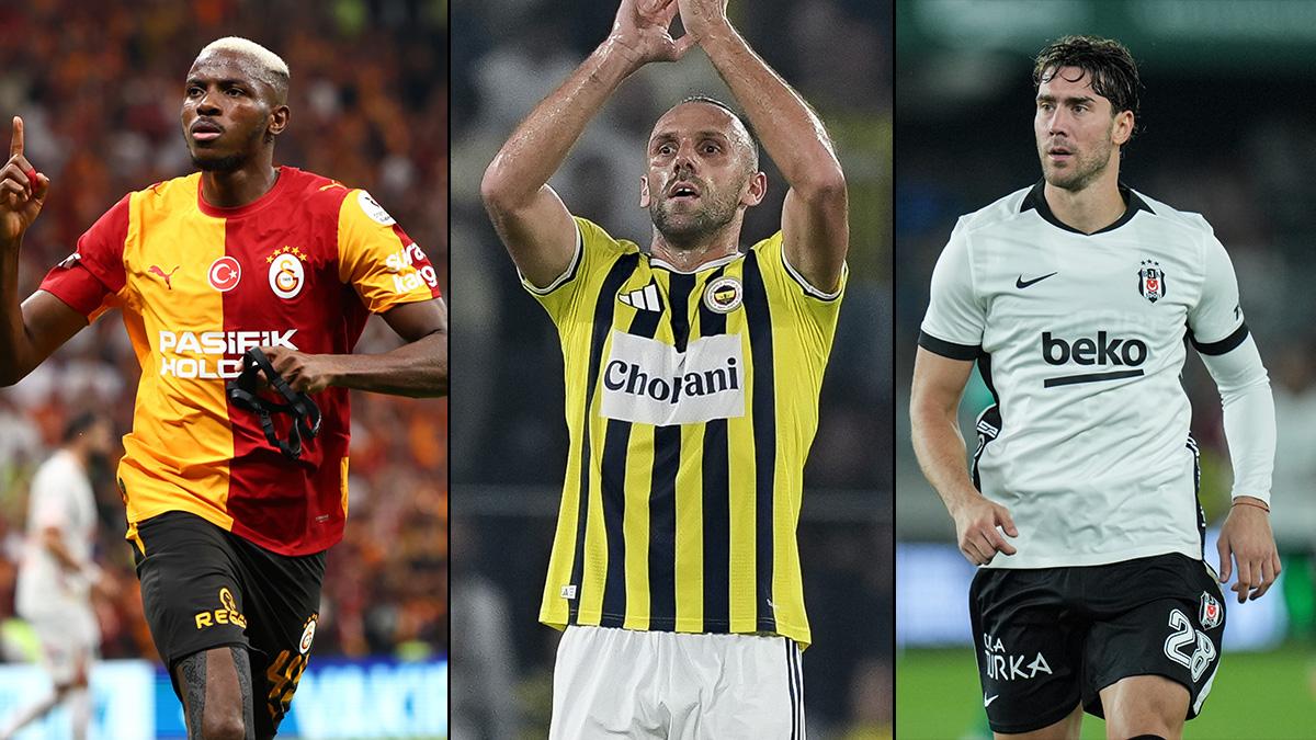 Rakamlarla üç büyüklerin golcüleri! İşte Süper Lig'in kralları