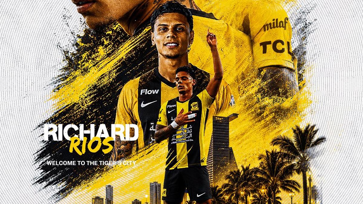 Al-Ittihad, Richard Rios'u duyurdu