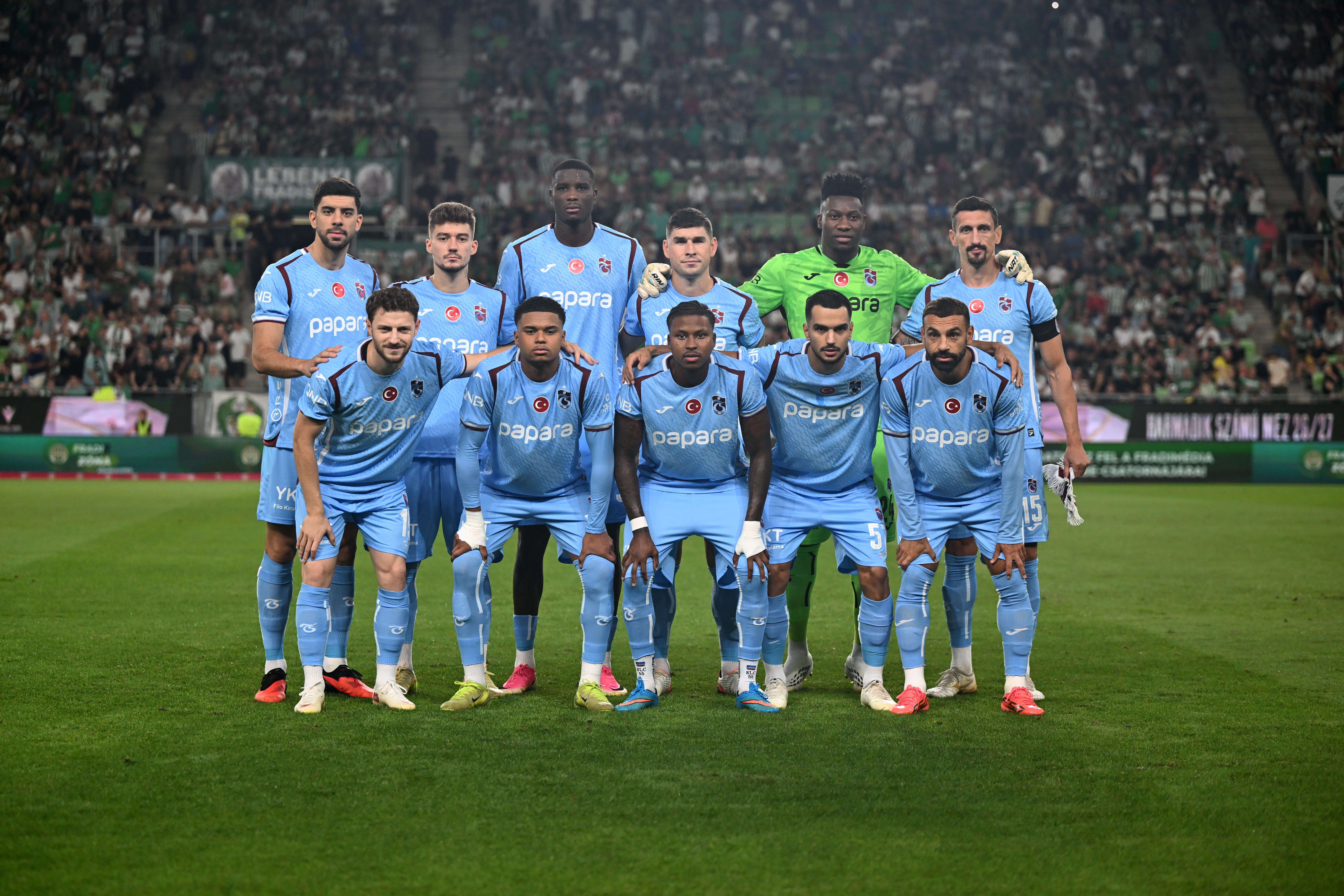 Trabzonspor'un Konferans Ligi kadrosu belli oldu