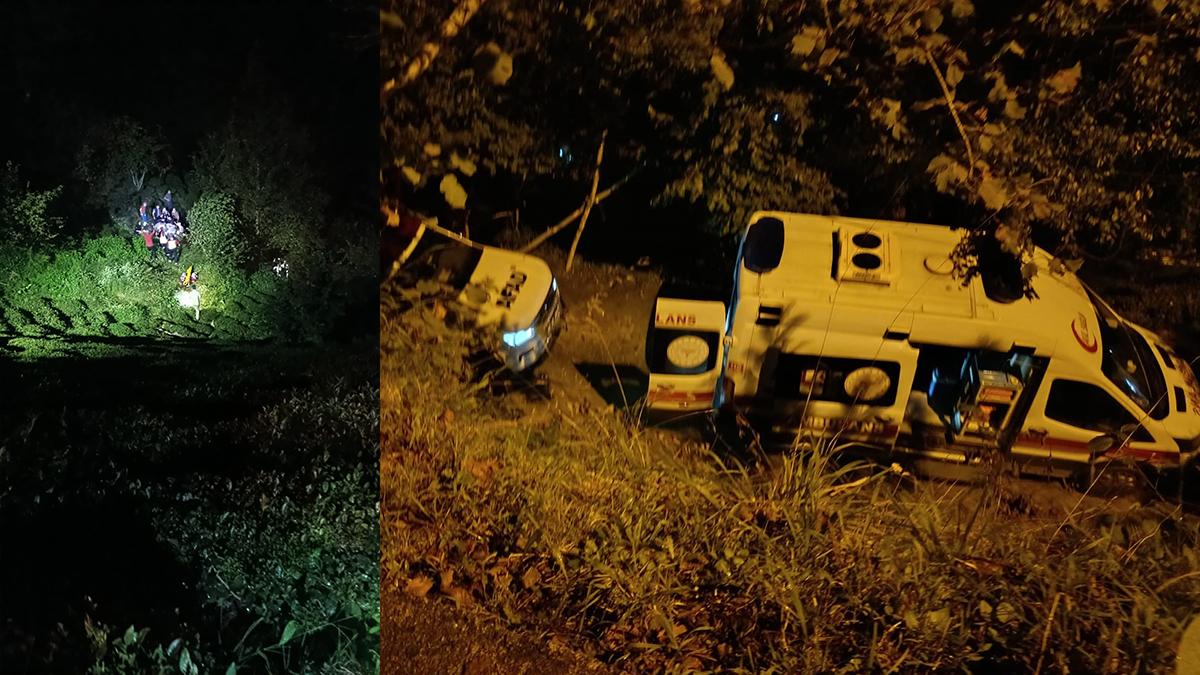 Çayeli'nde acı olay! Park esnasında uçuruma yuvarlandılar: 2 ölü 1 yaralı
