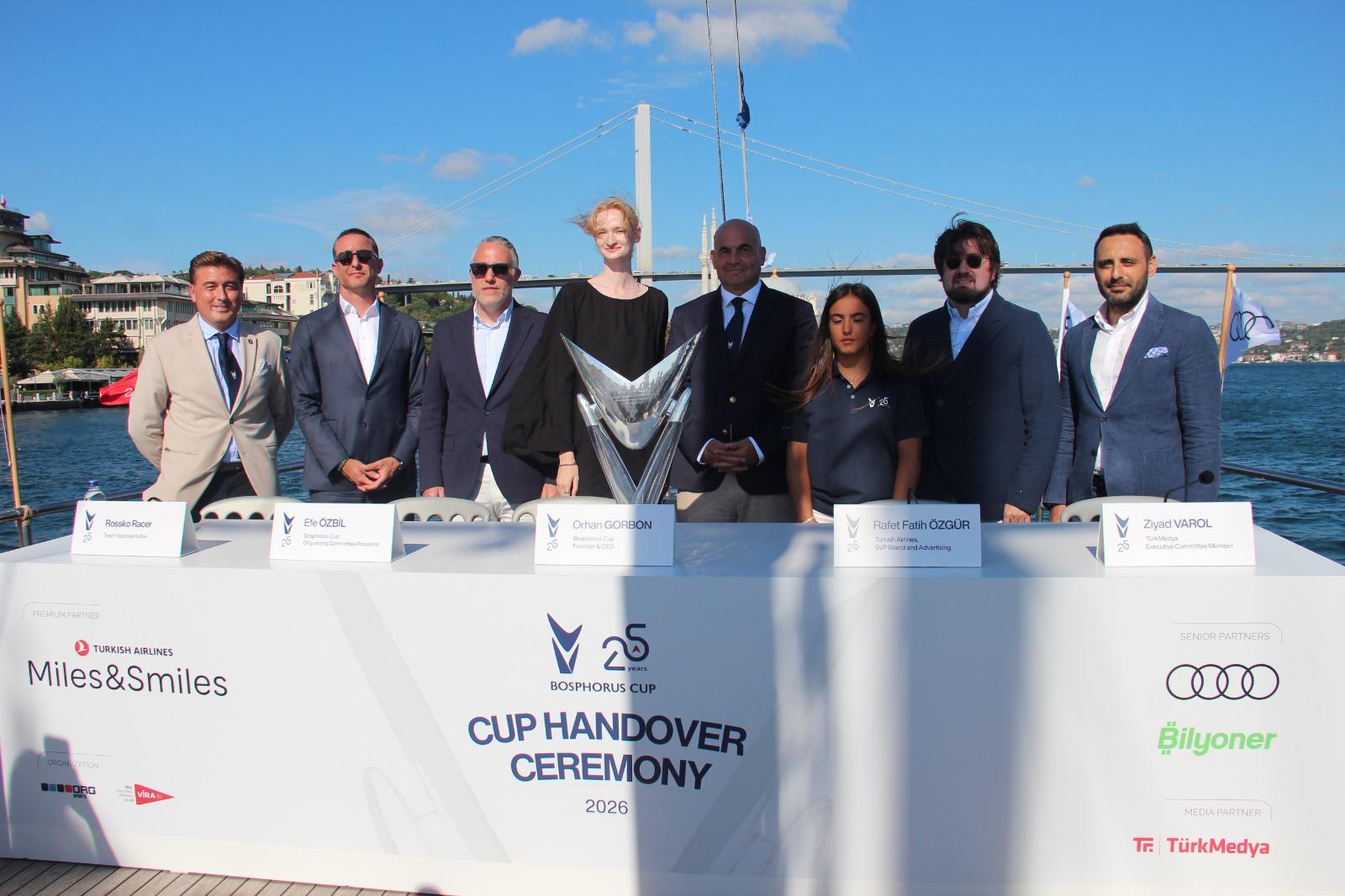 Çeyrek asra ulaşan Bosphorus Cup'ta geleneksel Cup Handover töreni gerçekleşti