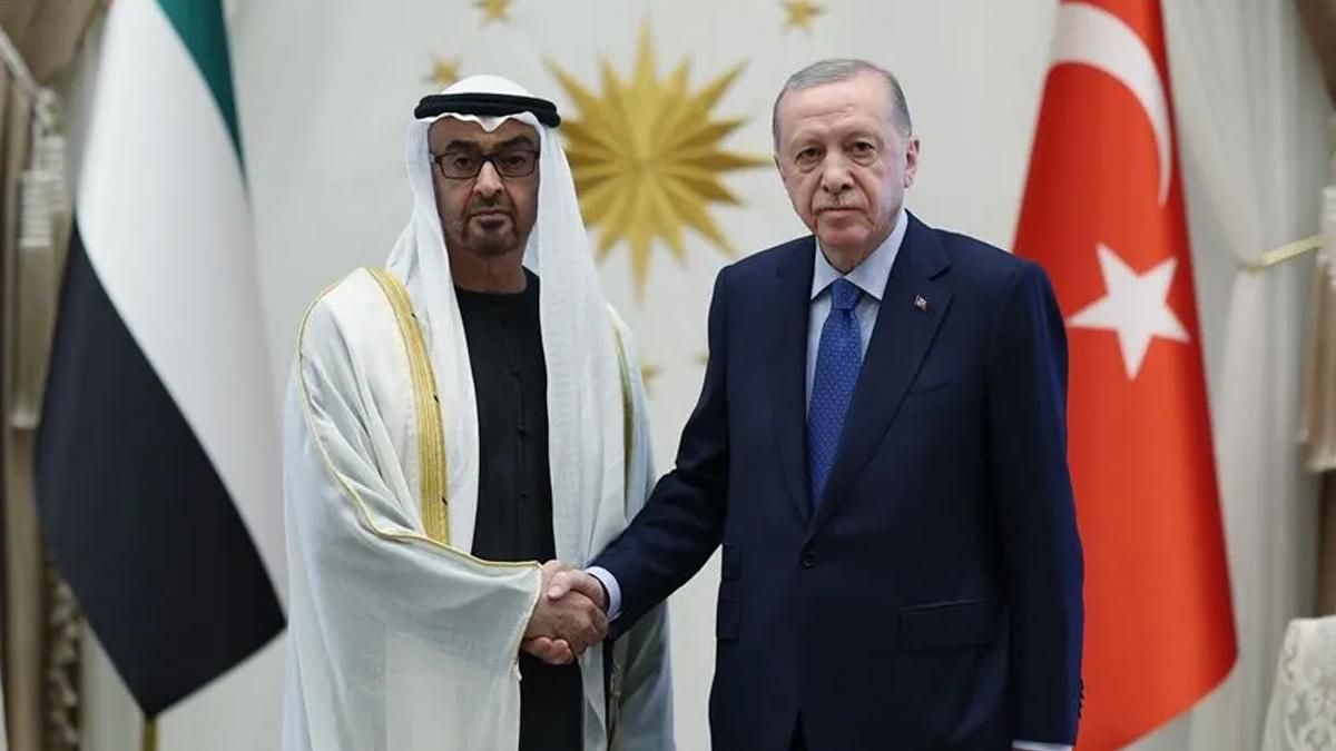 Savunma sanayi masada! Cumhurbaşkanı Erdoğan, BAE Devlet Başkanı Nahyan ile görüştü