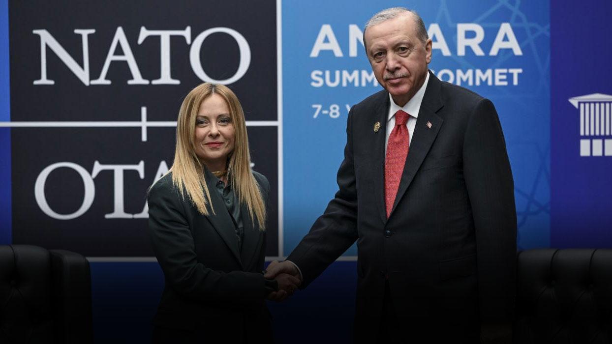 Cumhurbaşkanı Erdoğan'dan İtalya Başbakanı Meloni'ye tebrik