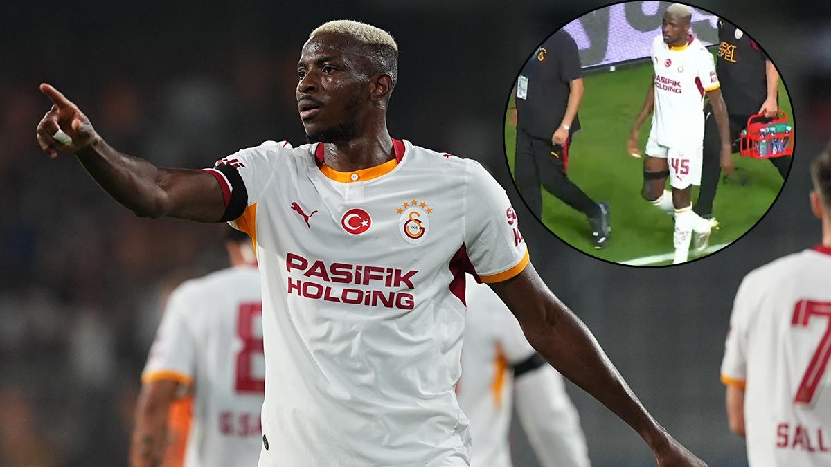Galatasaray'a kötü haber... Victor Osimhen sakatlandı!