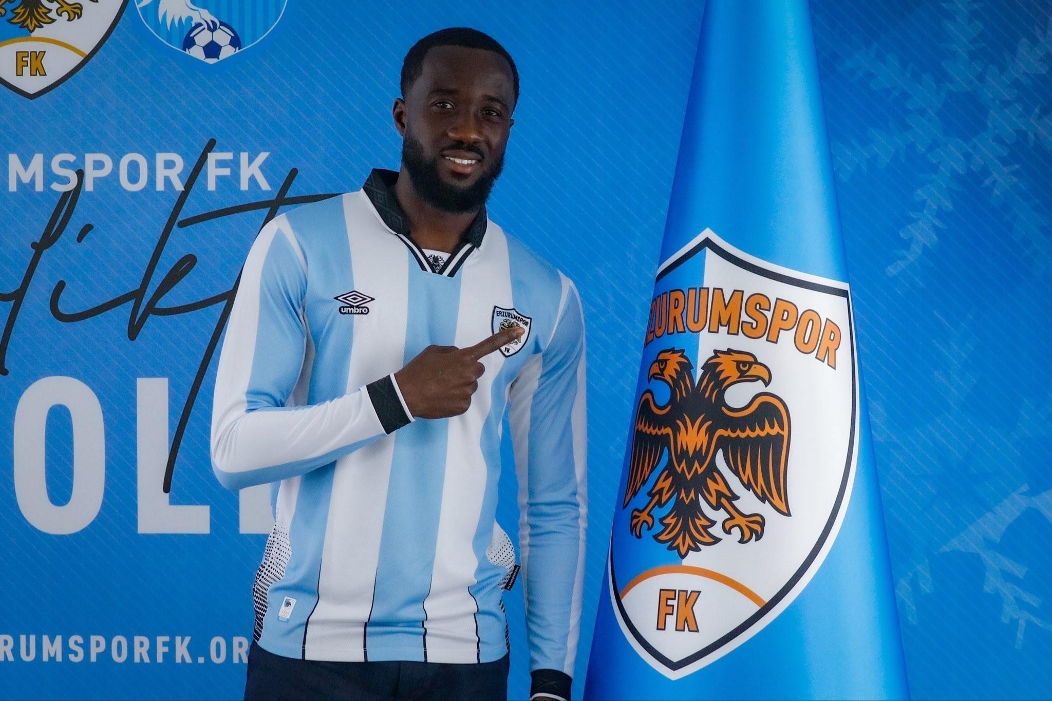 Lawrence Agyekum, Erzurumspor FK tarihinin 3. Ganalı futbolcusu oldu