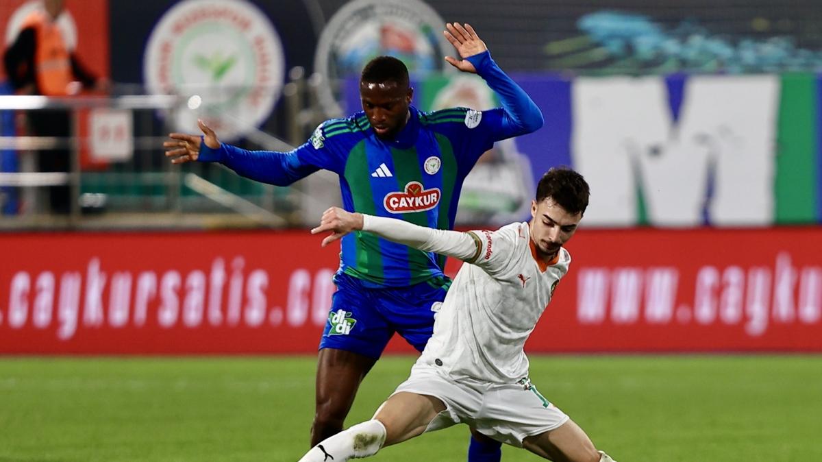 Alanyaspor, Rizespor deplasmanında kazandı