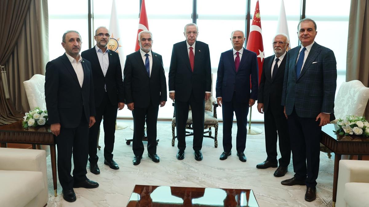 Cumhurba�kan� Erdo�an, H�DAPAR Genel Ba�kan� Yap�c�o�lu'nu kabul etti