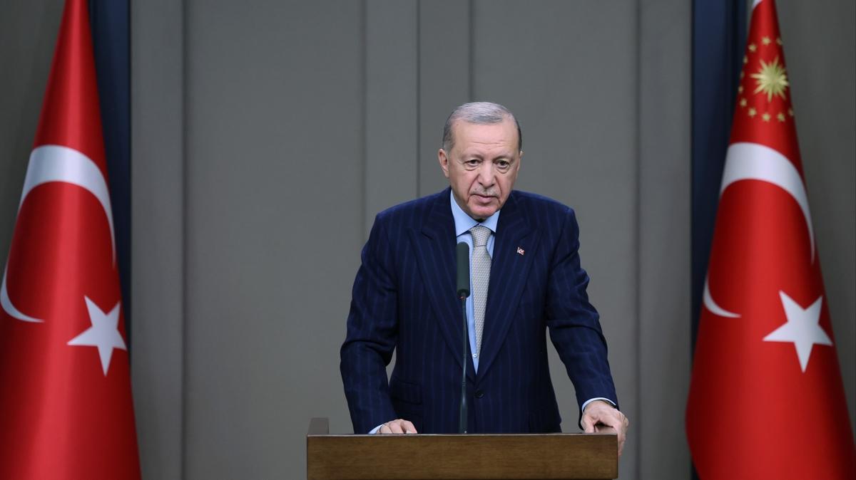 Cumhurba�kan� Erdo�an'dan Bak�'n�n kurtulu� y�l d�n�m� mesaj�