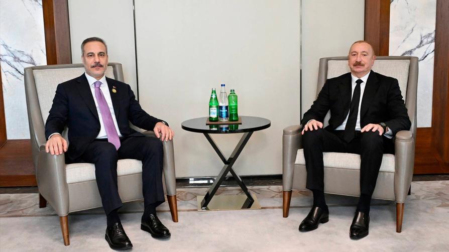 Bakan Fidan'ın Bakü ziyareti                                                        Skandal habere tepki: Alçakça iftira