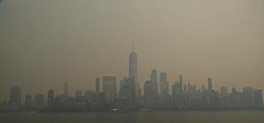 Kanada'daki orman yangnlarnn duman New York'a ulat