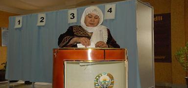 zbekistan'da oy kullanma sreci sona erdi