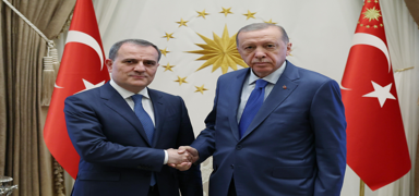 Cumhurbakan Erdoan, Ceyhun Bayramov'u kabul etti