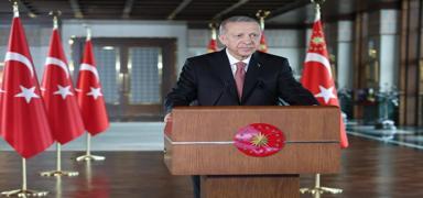 Bakan Erdoan: Byk ve gl Trkiye hedefi dorultusunda emin admlarla yryoruz