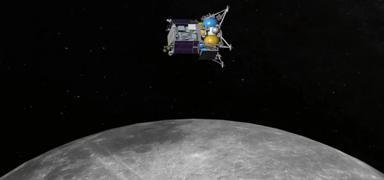 'Luna-25' Ay'n yzeyine arparak paraland