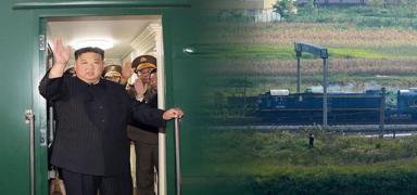 Kuzey Kore lideri mehur yeil zrhl treni ile Rusya'ya vard