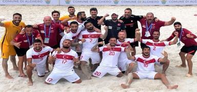 Plaj Futbolu Milli Takm, sve'i 7-4 malup etti