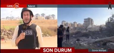 Yusuf Alabarda Gazze'deki son durumu 24 TV'ye aktard: Bu tam bir trajedi