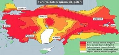 mzalar atld! Trkiye Deprem Tehlike Haritas gncelleniyor
