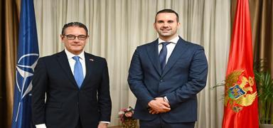 Karadağ Başbakanı Spajic, Türk Büyükelçi Kalkavan ile bir araya geldi