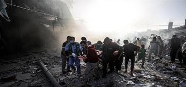 Netanyahu'nun szcsnden alak savunma: Gazze'deki lmler yalan