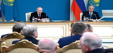 Kazak Trkesi konumaya balad, Putin akna dnd
