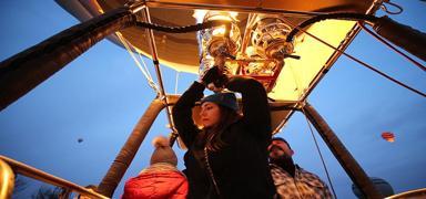 Kapadokya'da balon pilotu eitimine kadnlardan youn ilgi