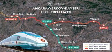 Yerky-Kayseri hzl tren hattna 1,2 milyar avroluk finansman!