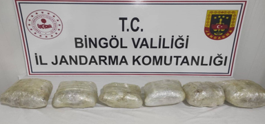 Bingöl'deki operasyonda 4 kilogram esrar ele geçirildi, 2 kişi gözaltına alındı