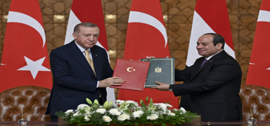 12 yl sonra ilk! Cumhurbakan Erdoan ve Sisi ortak bildiriyi imzalad