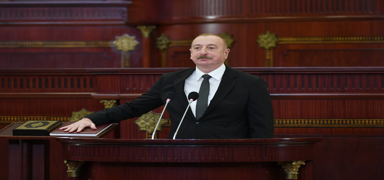 Azerbaycan Cumhurbakan Aliyev yemin etti
