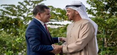 Libya Başbakanı Dibeybe ve BAE Devlet Başkanı Zayid Al Nahyan 'bölgedeki gelişmeleri' görüştü