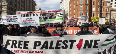 Washington'da Gazze yry: Binlerce kii sokaklara indi