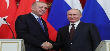 Putin'den Cumhurbaşkanı Erdoğan'a doğum günü tebriği ve teşekkür