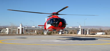 Hizmete başlayan ambulans helikopterle birlikte sağlık hizmetleri yukarıya taşınacak