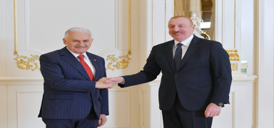 Azerbaycan Cumhurbakan Aliyev, Binali Yldrm ile grt